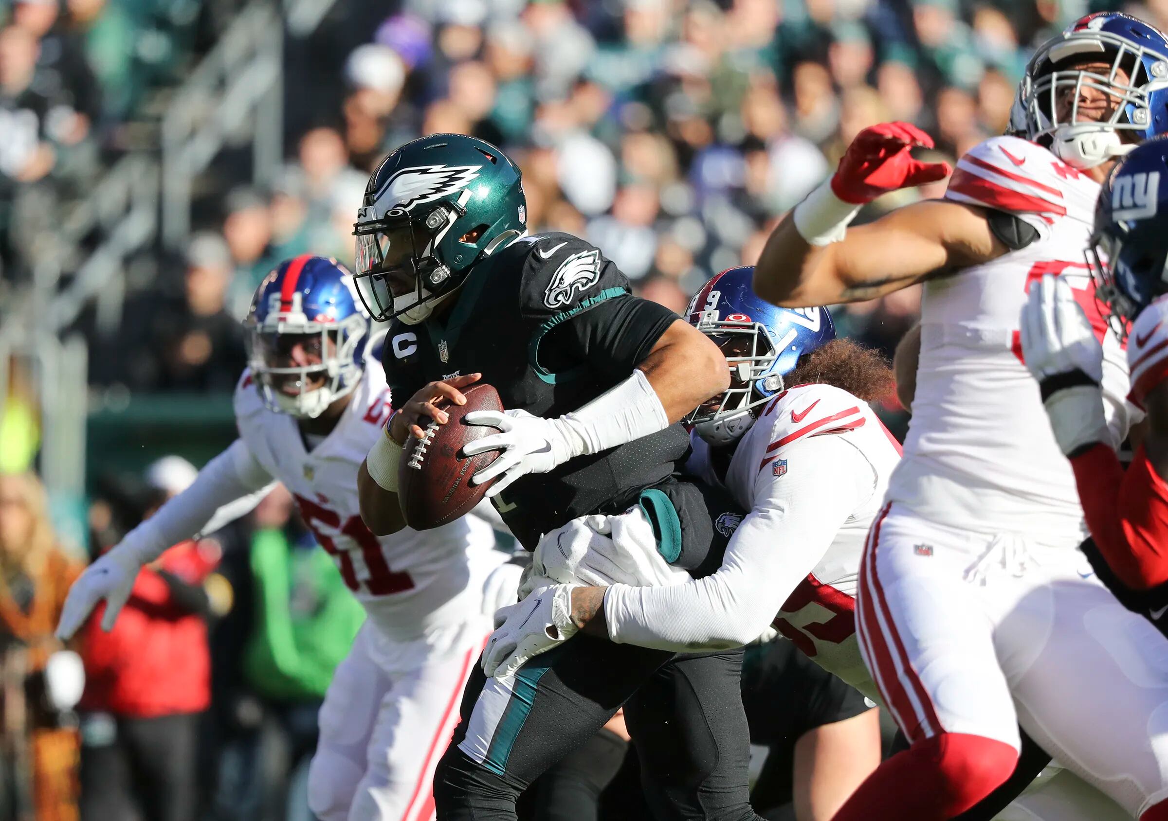Philadelphia Eagles beat New York Giants, 34-10 — NFL, Week 16