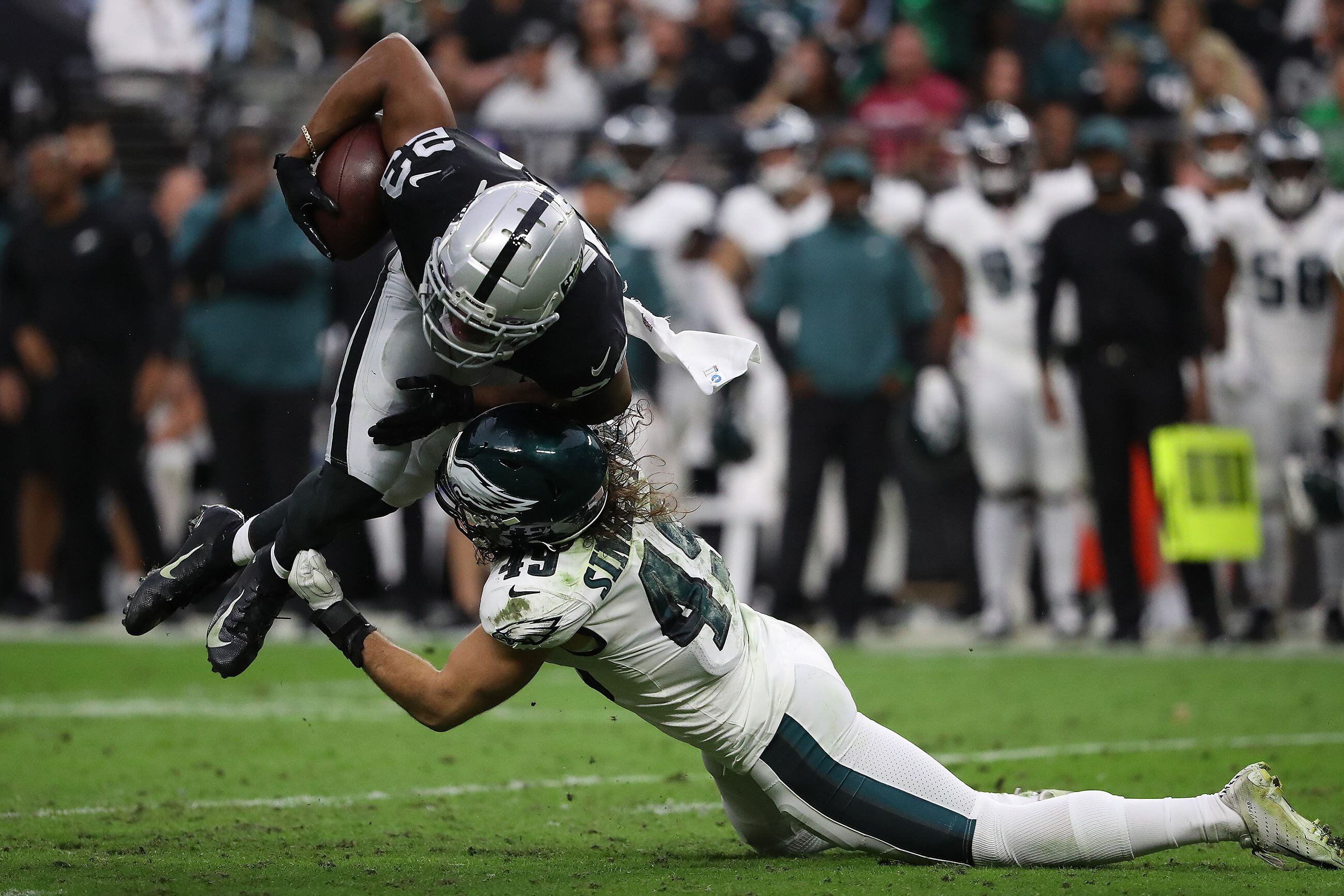 Eagles-Raiders analysis: Embarrassing, mistake-filled loss in Las