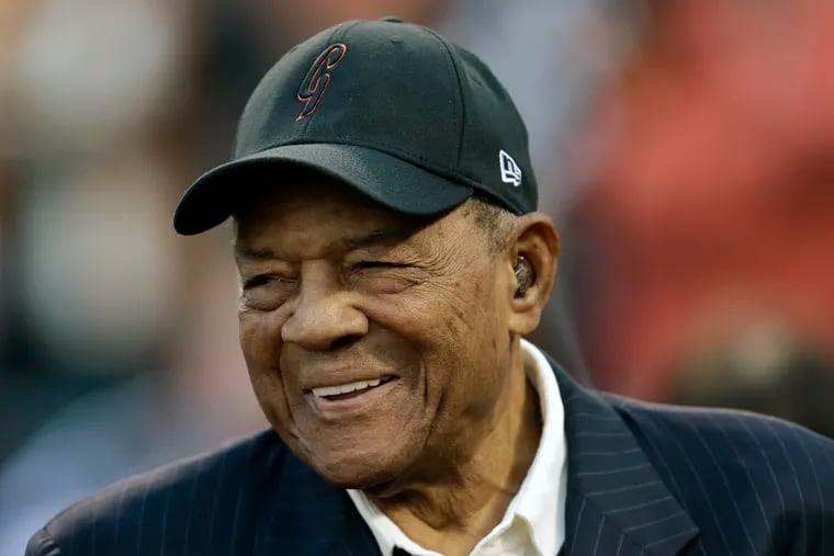 Hall of Famer Willie Mays  in 2016.