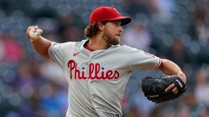 Aaron Nola brings ace stuff to pitch Phillies past Rays – Trentonian