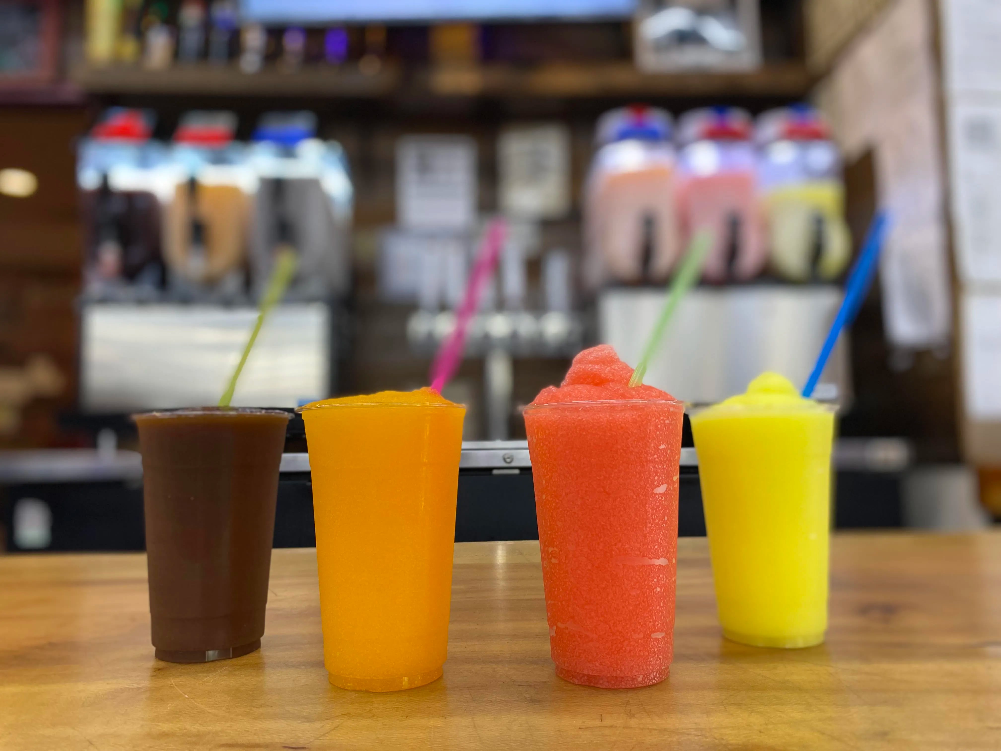 Adult slushies at Bella Vista Beverage in Philadelphia.