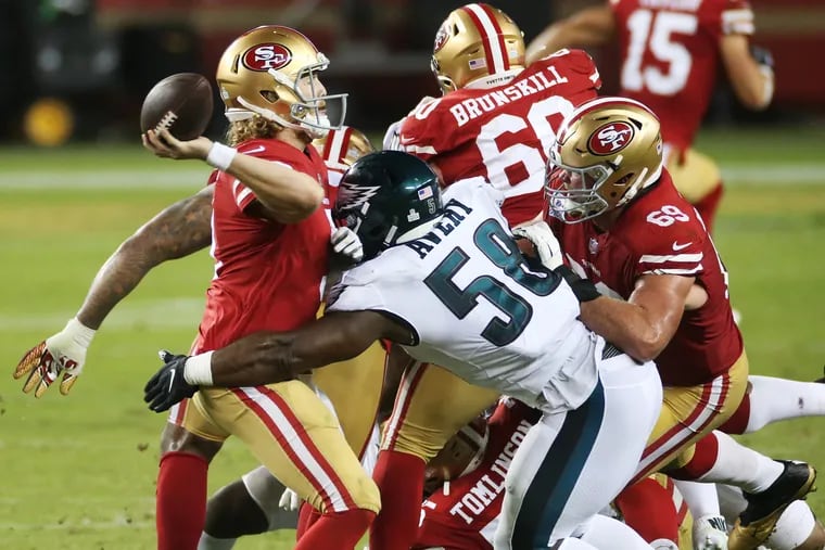 Prévia NFL: Defesa dos 49ers testará jogo corrido dos Eagles neste