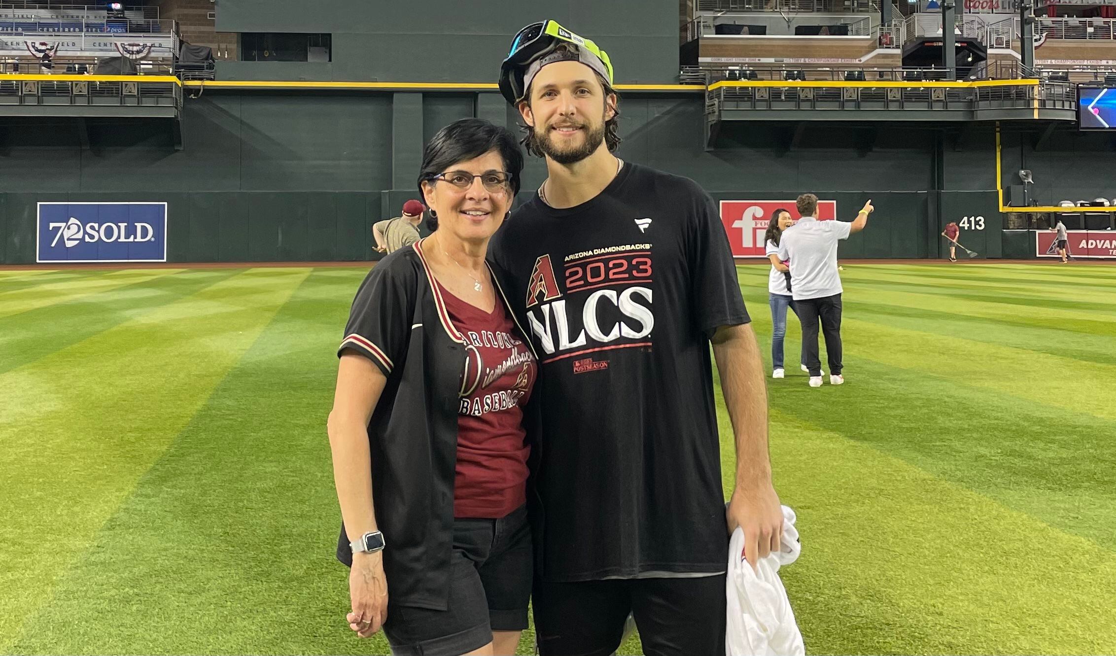 Stacey Gallen, a Philly native, will watch her son Zac face the Phillies in  the NLCS