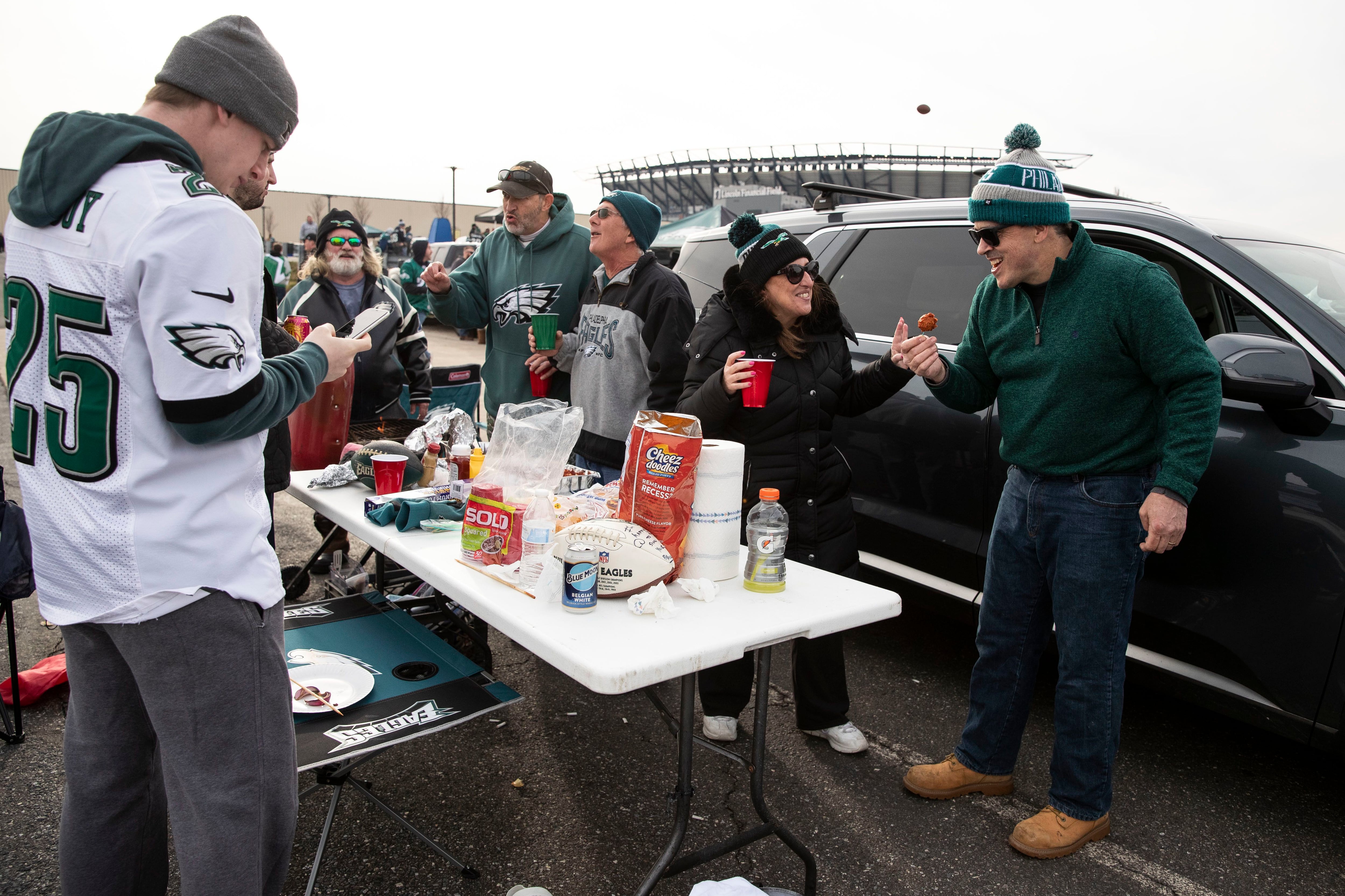 Celebrating Eagles playoff weekend at Woodstown Diner