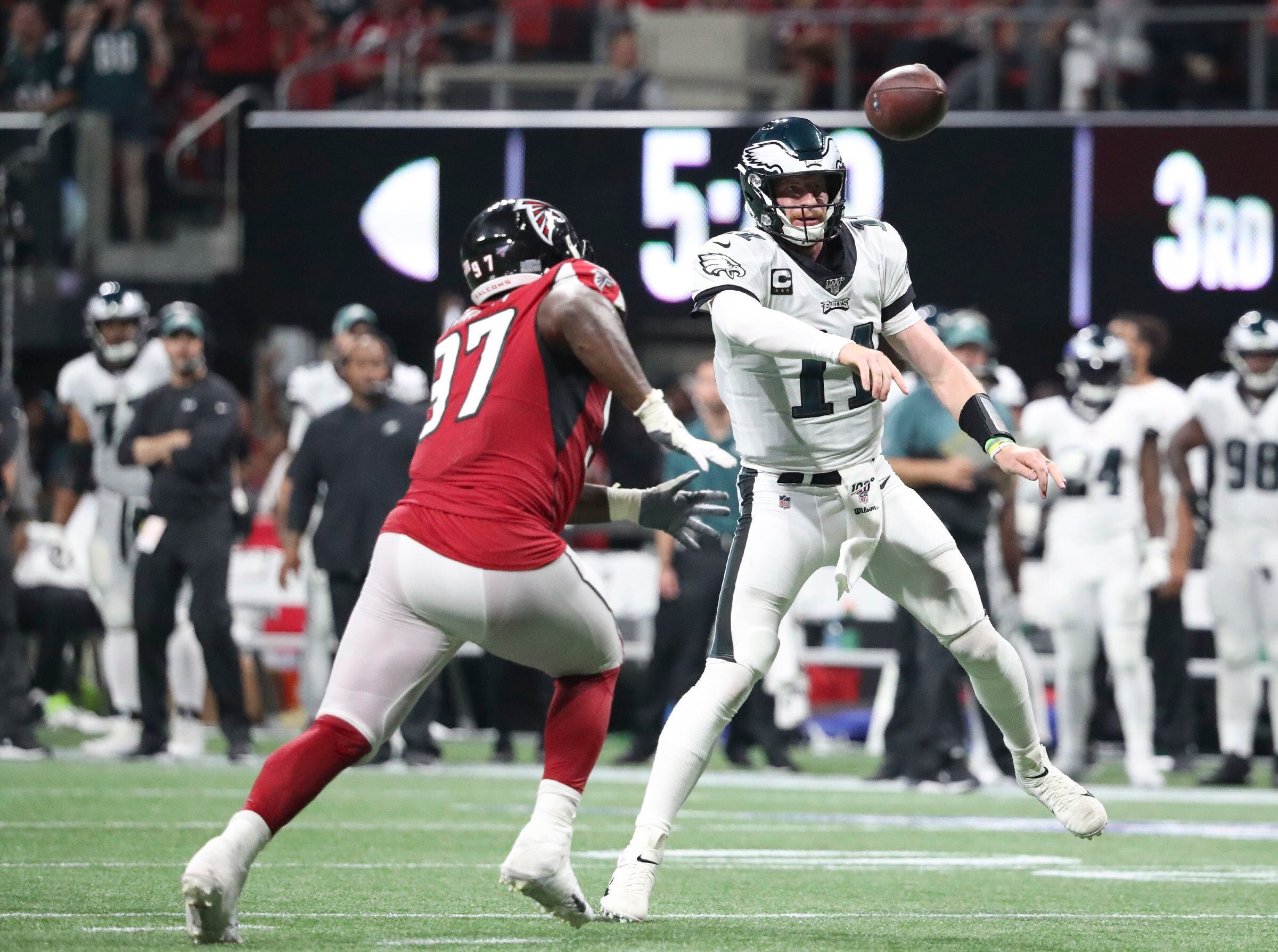 Falcons not as fortunate in one-possession games this season