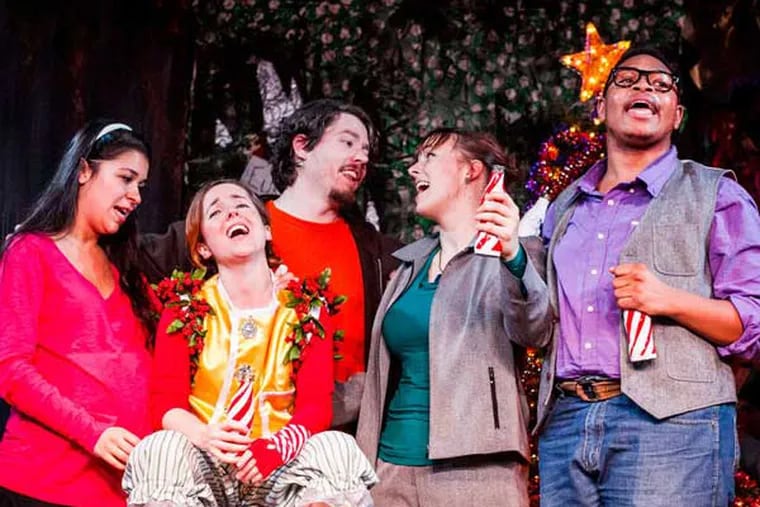 In BCKSeet's &quot;ELFuego&quot;: (from left) Maria Konstantinidis, Sarah Doherty, Jeremy Gable, Cindy Spitko, and Craig Bazan.