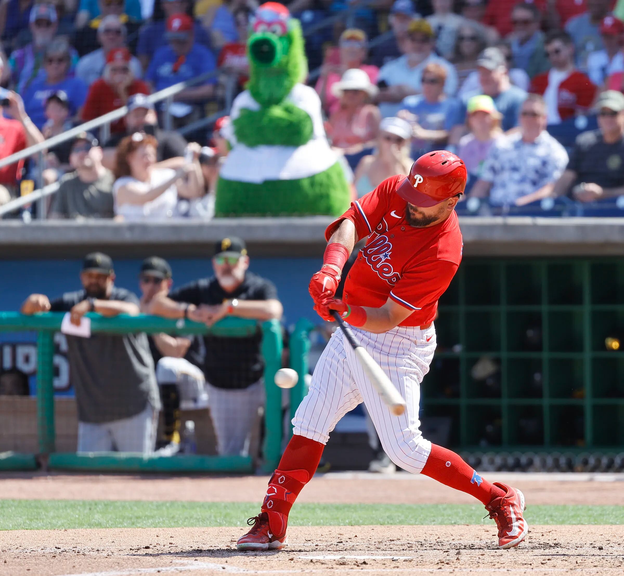 Photos from the Phillies spring training game win over the Pirates