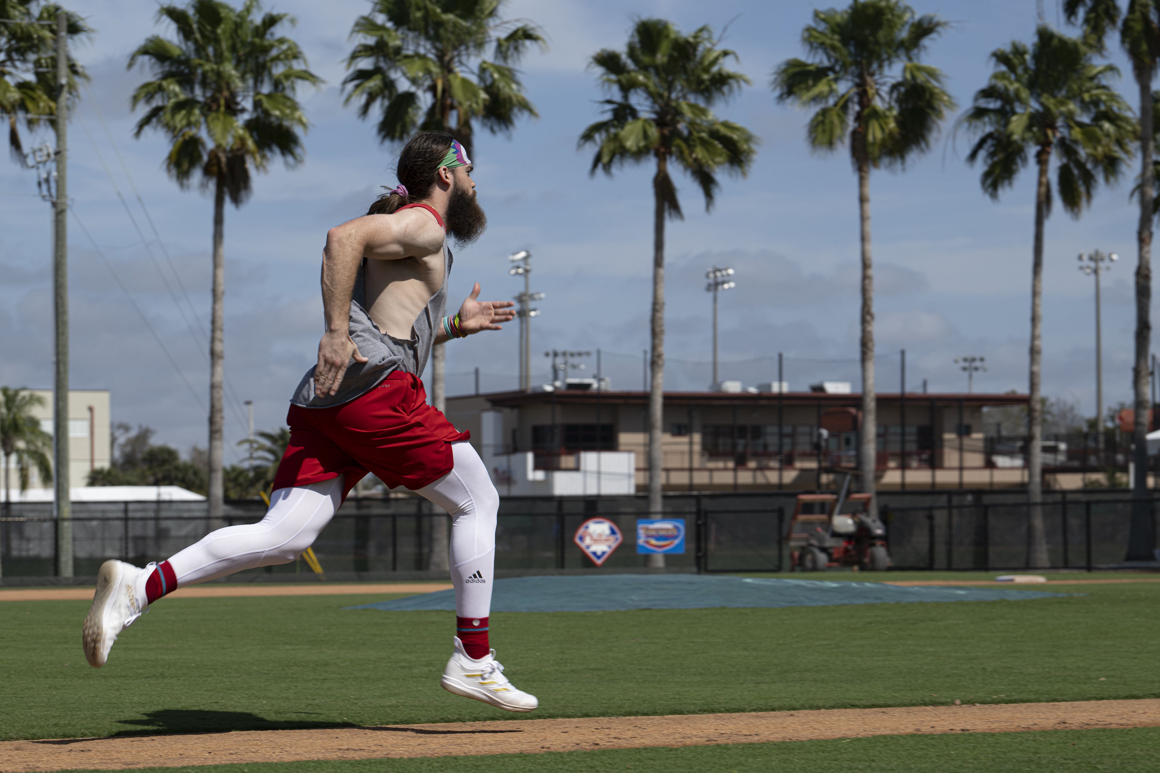 Philadelphia Phillies Spring Training 2022 Women's All Over Palm Tree