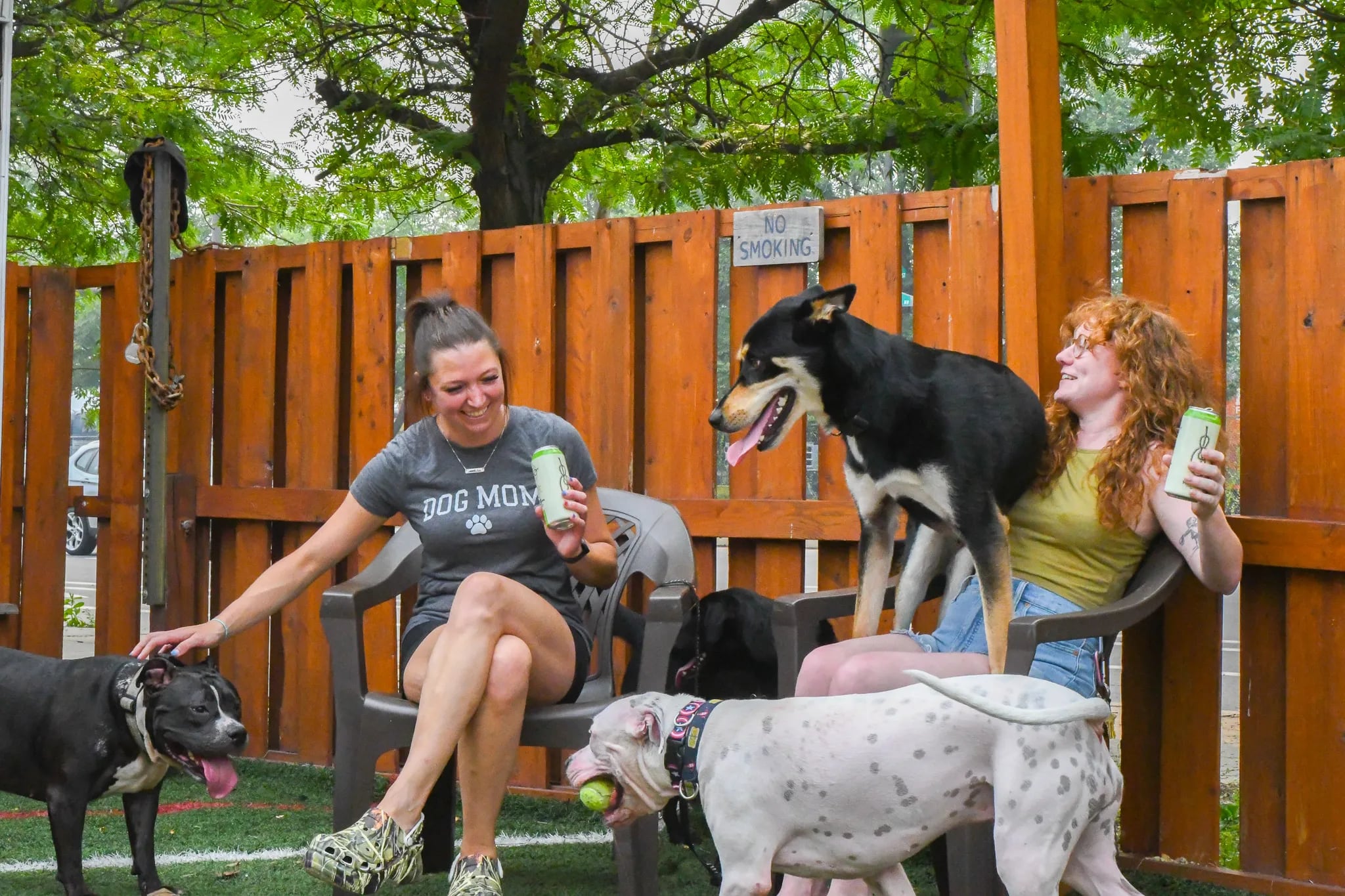 Unleashed is a hybrid dog park and beer garden accompanying Craft Hall at 901 N. Delaware Ave., Philadelphia, Pa. 19123