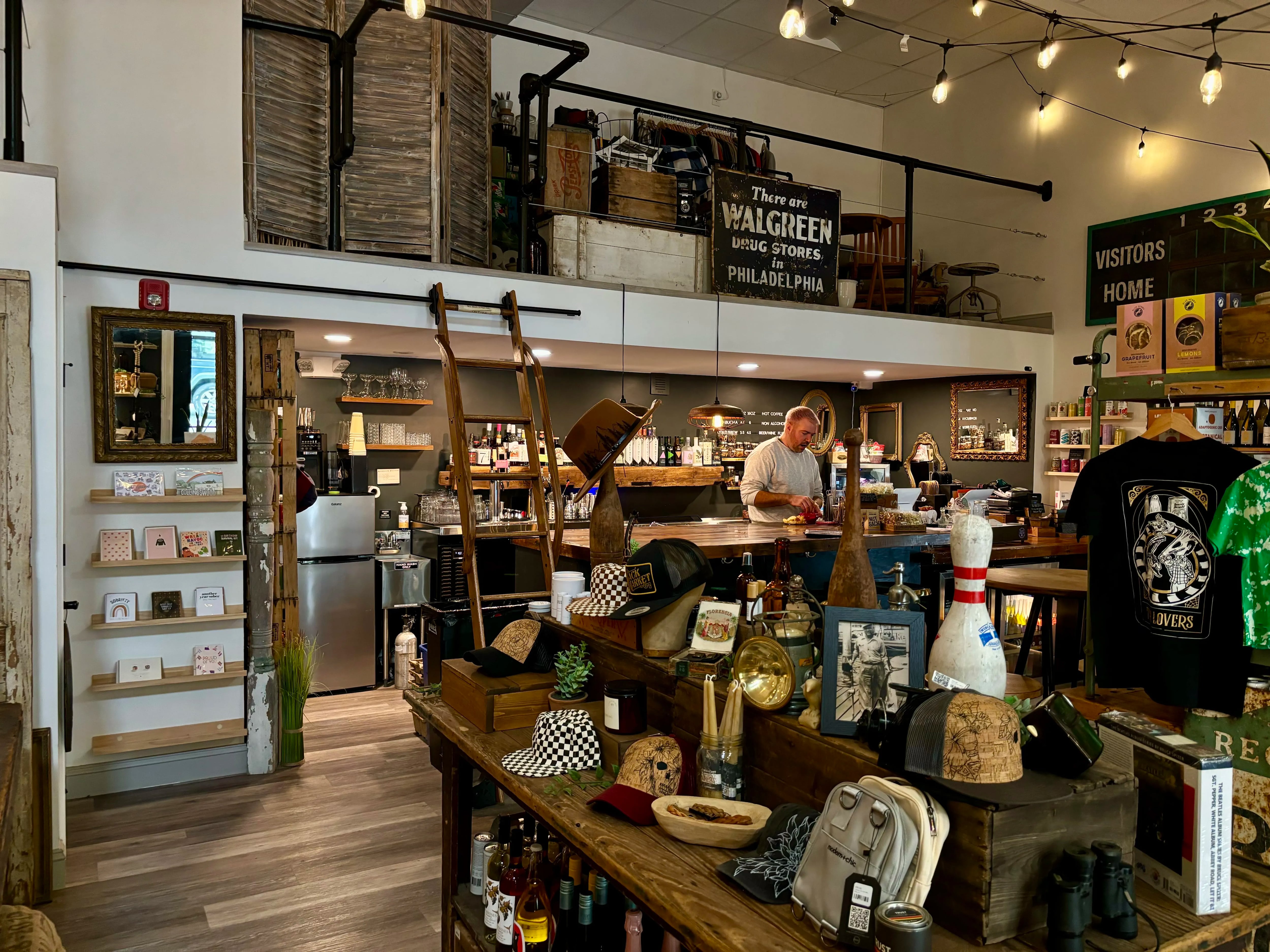 Mercantile 1888 is a vintage store and alcohol-free bar in Collingswood.