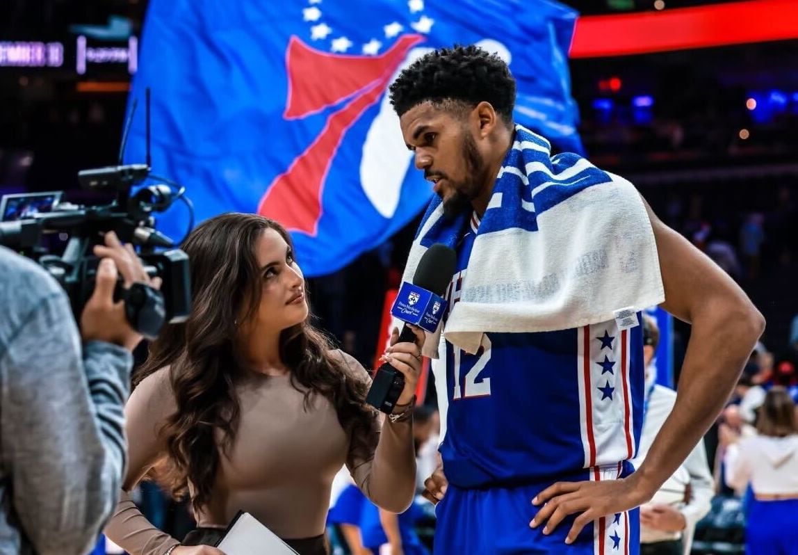 Sixers sideline reporter Lauren Rosen loves telling a good story