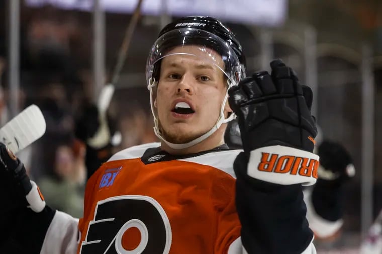 Flyers rookie Matvei Michkov marked his North American pro debut with a goal.