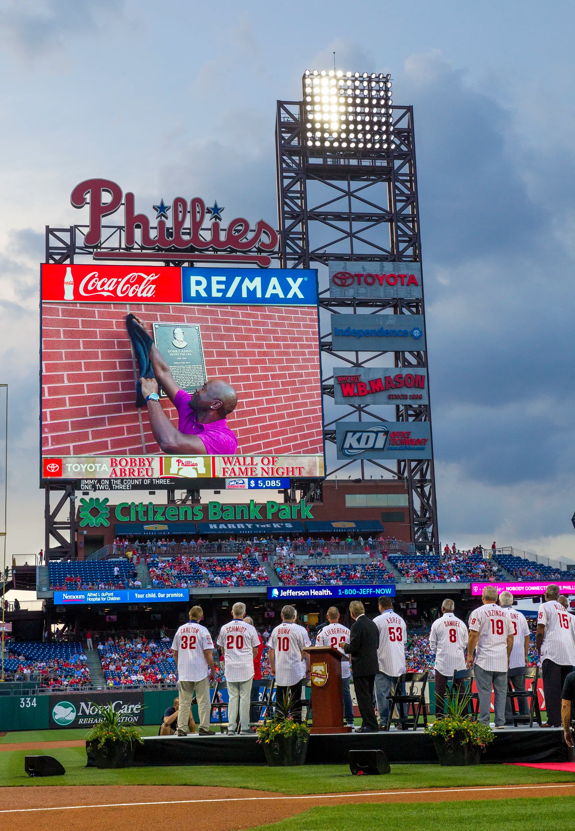 Bobby Abreu joins franchise immortals on the Phillies Wall of Fame   Phillies Nation - Your source for Philadelphia Phillies news, opinion,  history, rumors, events, and other fun stuff.