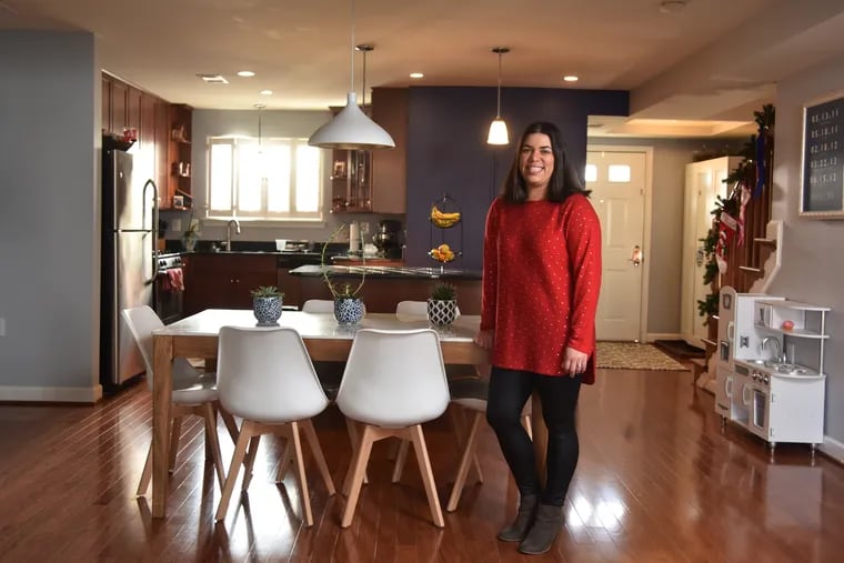 Eliana Kee and her husband, Brian, looked at single-family homes but ultimately decided on a townhouse near where they already lived. "The neighborhood and commute were more important than the size of the place,” Brian Kee said.