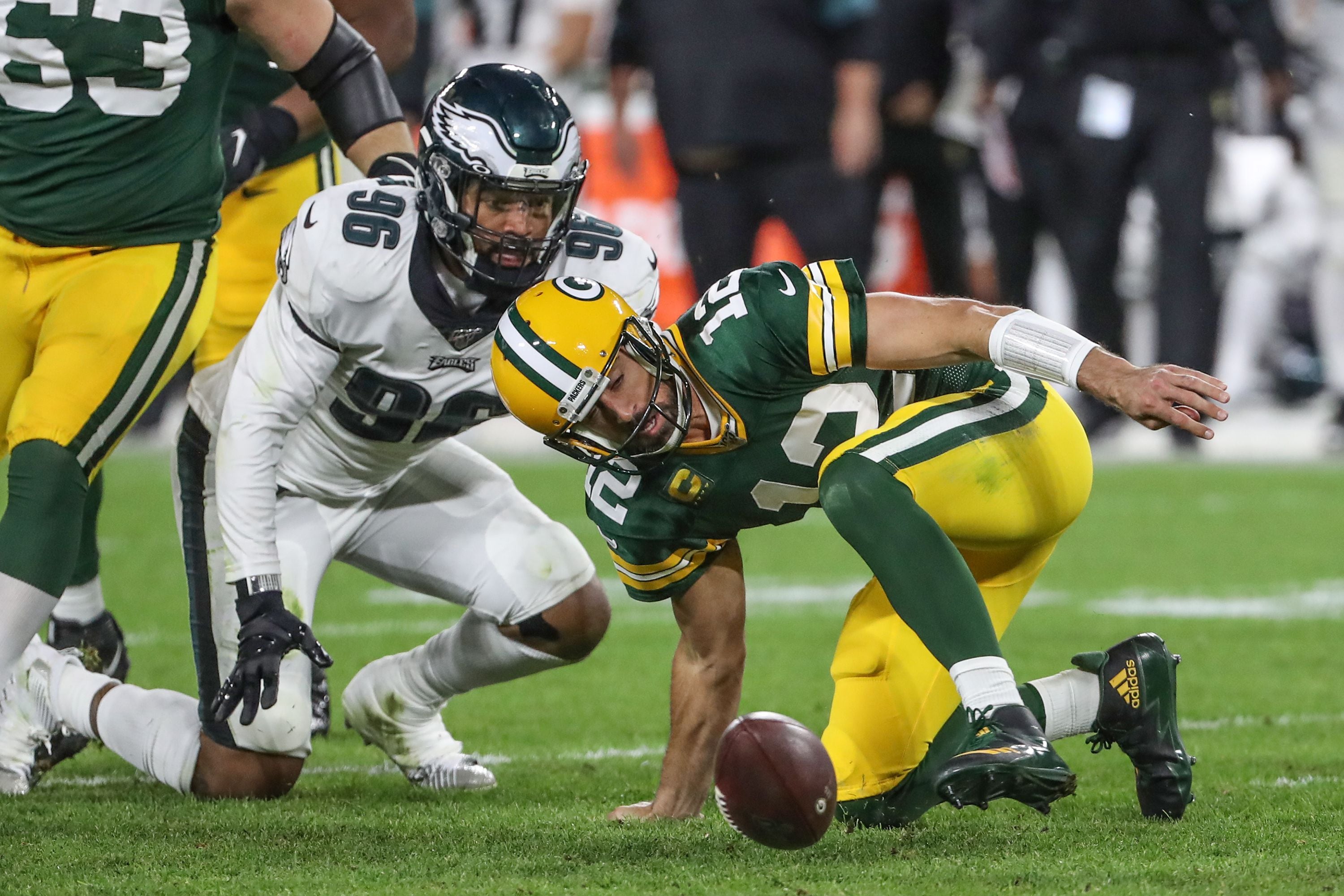 Eagles outlast Green Bay Packers as Craig James' deflection, Nigel  Bradham's interception seal a huge victory