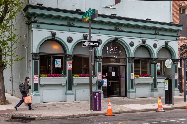 Tabu at 254 S. 12th St., as seen in April 2022, has changed hands and, for now, is called 254. 