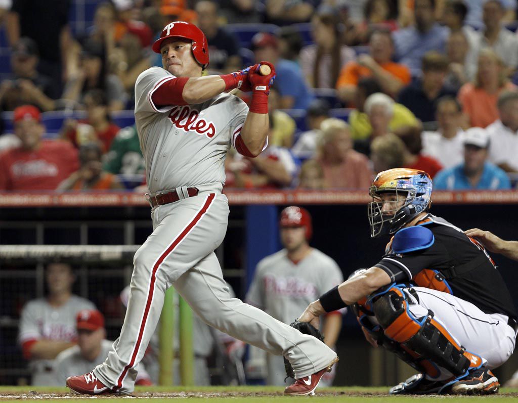 Phillies activate Carlos Ruiz from DL, option Steven Lerud