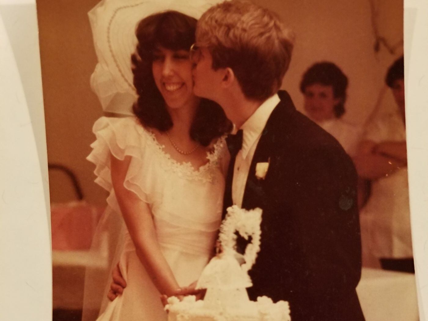 Stephanie and Fran on their wedding day, June 16, 1984.