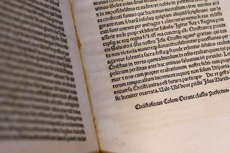 Rare Copy Of A Christopher Columbus Letter Stolen In Venice Is Recovered By Delaware Authorities