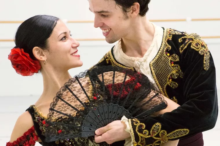 Mayara Pi&#0241;eiro and Etienne D&#0237;az will perform in the Pennsylvania Ballet's &quot;Don Quixote&quot; at the Academy of Music.