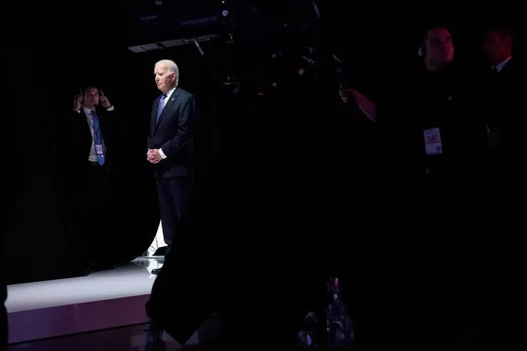 President Joe Biden before the start of the first presidential debate last month. It felt at times during the debate like our nation had a barely functioning head of state, Jennifer Stefano writes.