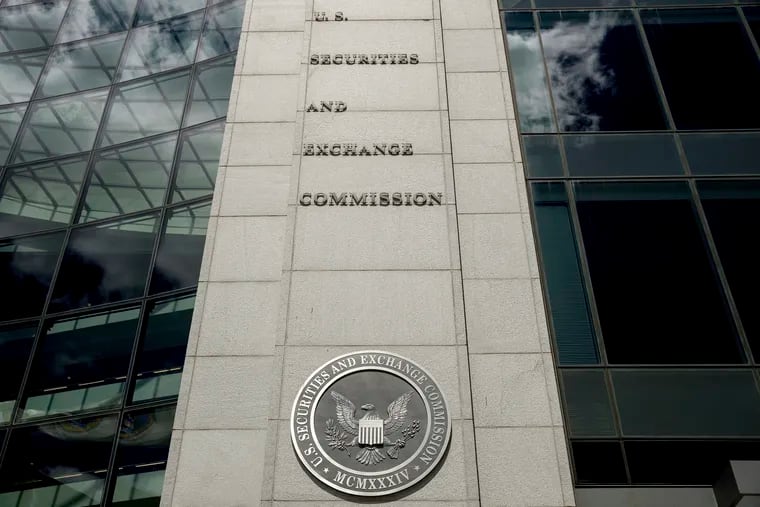 U.S. Securities and Exchange Commission building, Washington, D.C. (AP Andrew Harnik, File)