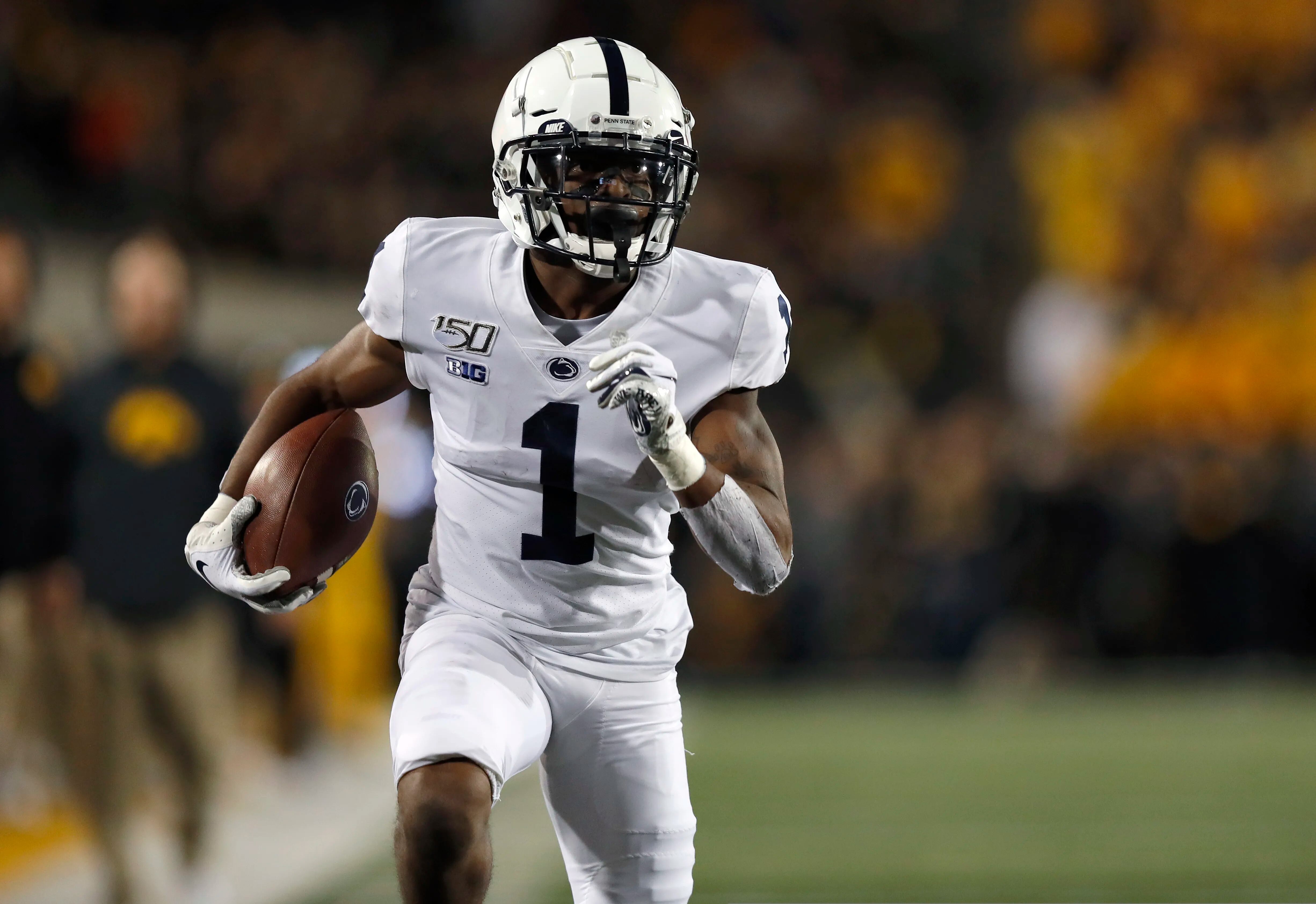 Penn State wide receiver KJ Hamler will enter the NFL draft