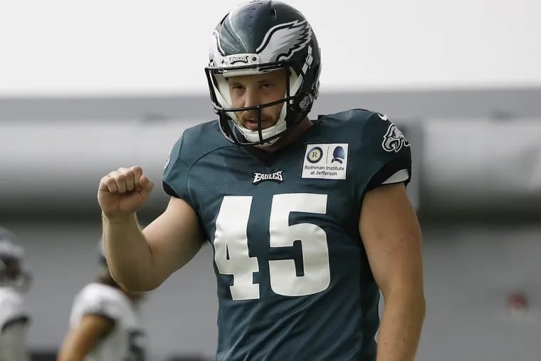 Replacing Jon Dorenbos with Rick Lovato wasn't a snap decision for Eagles