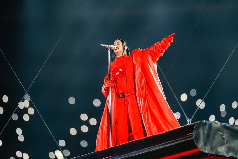 See Rihanna perform in the Super Bowl 2023 halftime show