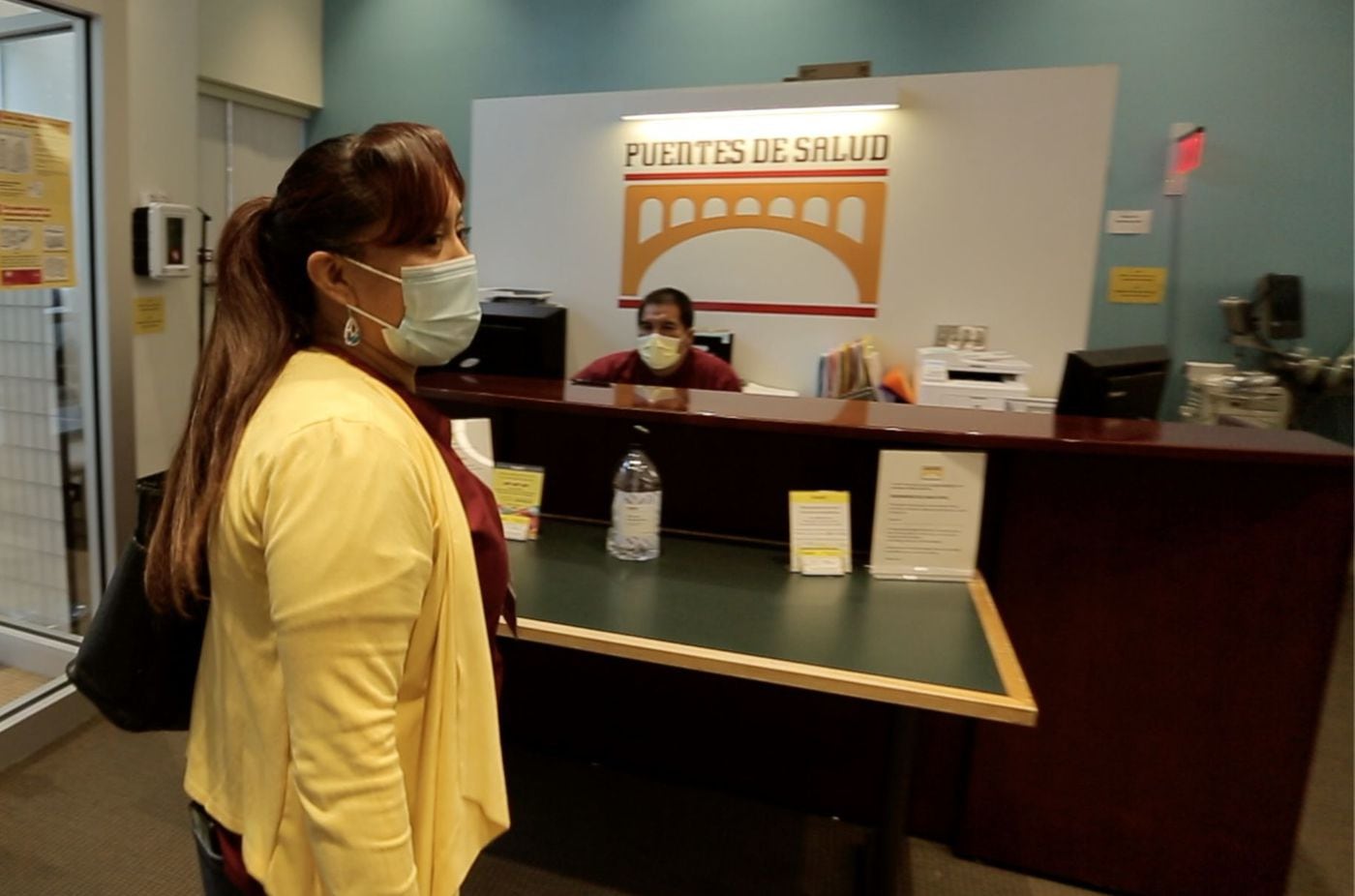 Alma Romero at Puentes de Salud covered during the "Receta de Alma" documentary by filmmaker Gabriela Watson-Burkett (not pictured), to be screened during the Philadelphia Latino Film Festival May 30 - June 1.