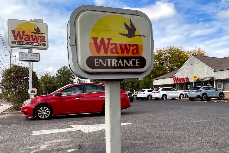 The "legacy" Wawa on Route 70 in Cherry Hill. The small-footprint store, without gas or public restrooms, is closing in October, nearly two years after a proposal to replace it with a Super Wawa across the street at the Barclay shopping center fell through after community opposition.