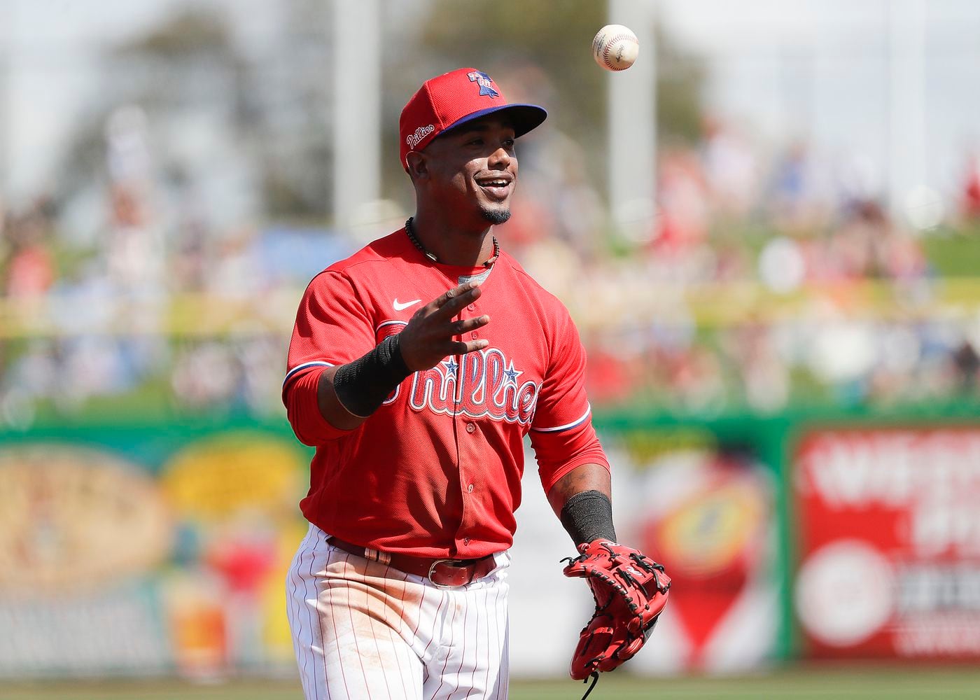 Jean Segura is looking comfortable at third base, which would allow