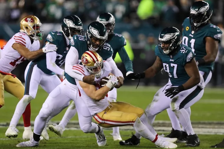 Eagles fly to Super Bowl LVII, beat battered Niners 31-7 in NFC title game