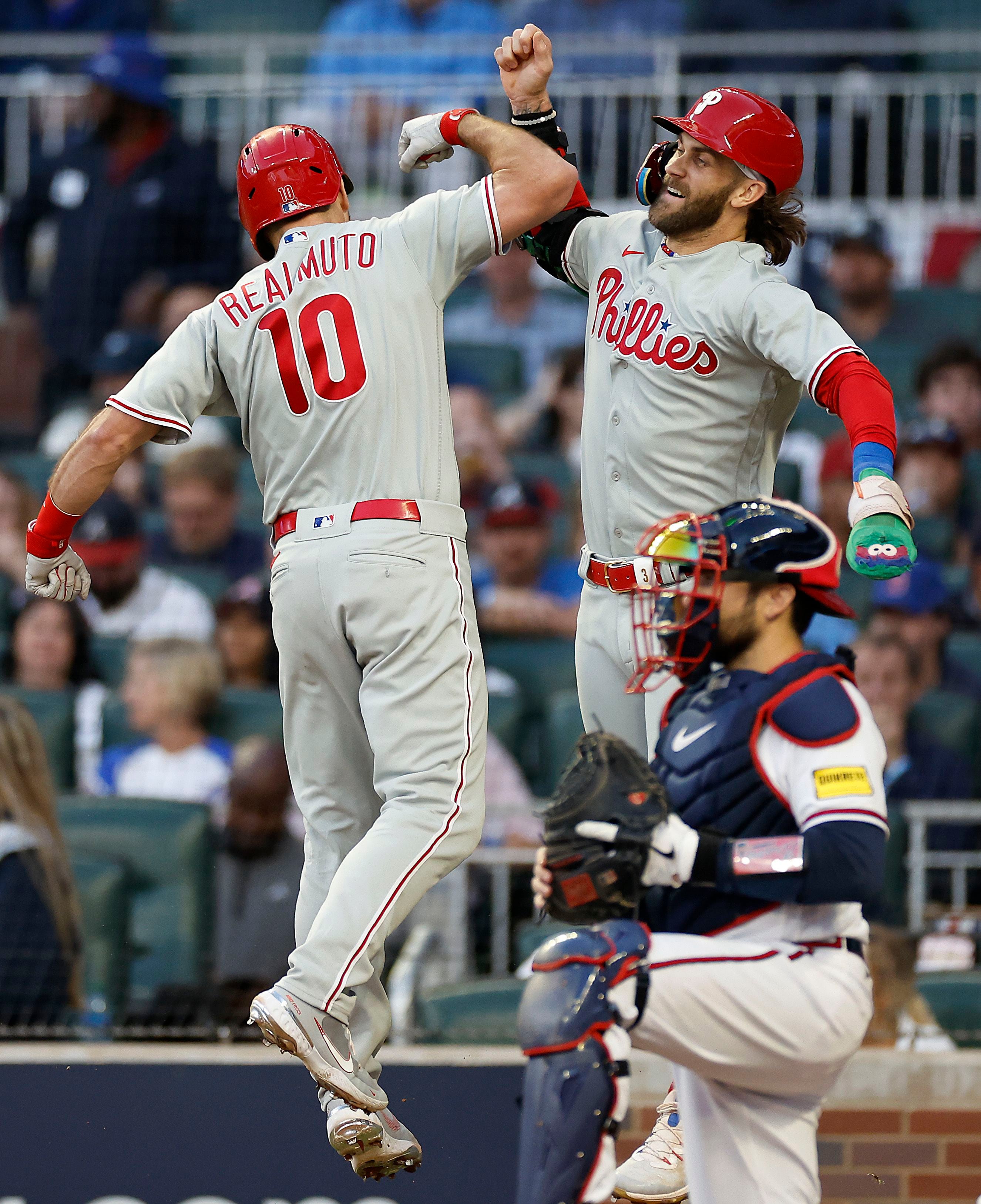 Bryce Harper With the Epic Bat Flip, bryce harper phillies HD