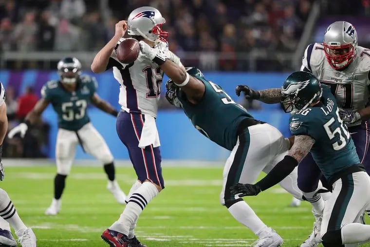 Brandon Graham's strip-sack of Tom Brady during Super Bowl LII is one of Merrill Reese's best calls.