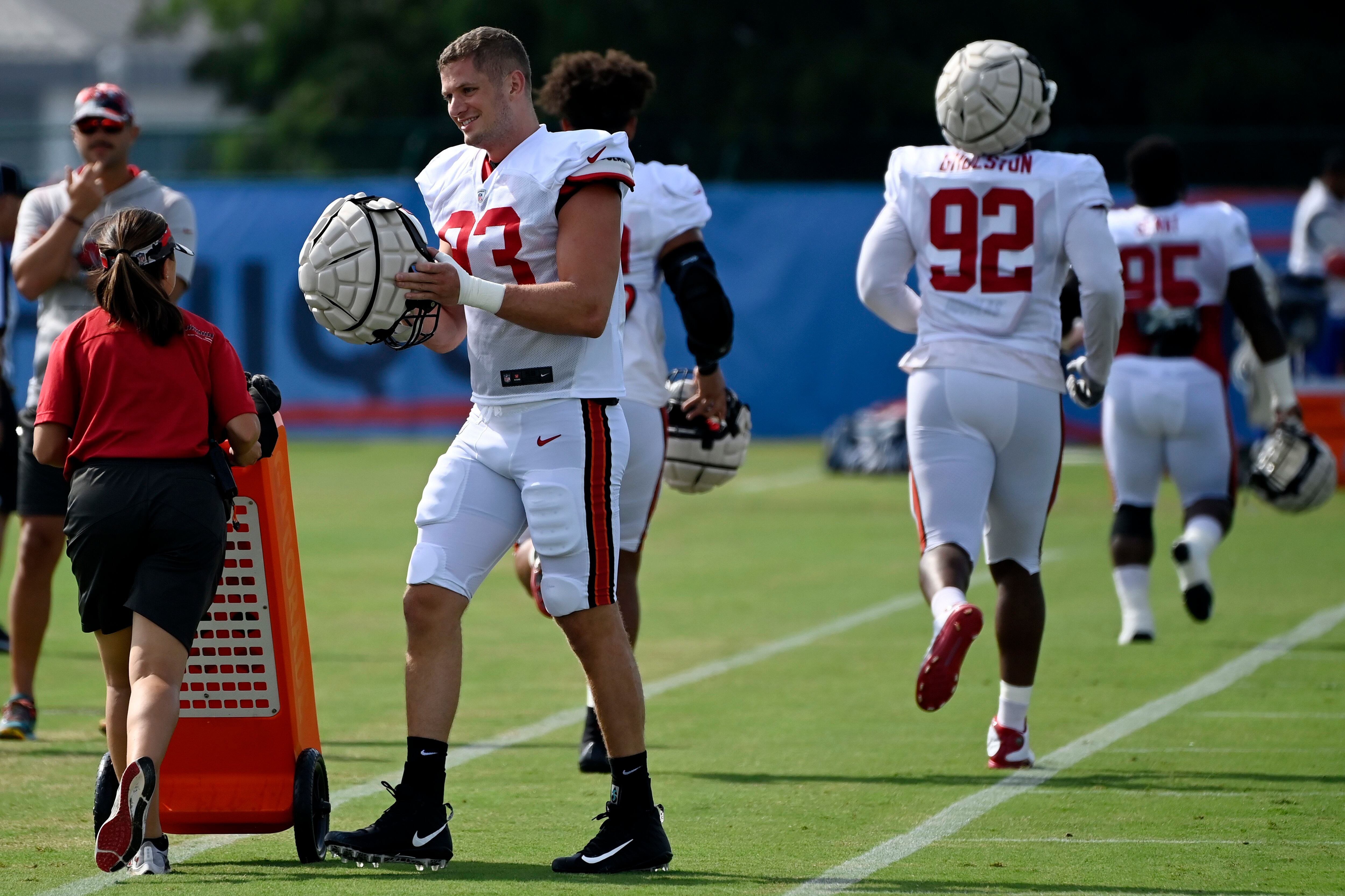 Carl Nassib, the first openly gay active NFL player, signs with Buccaneers