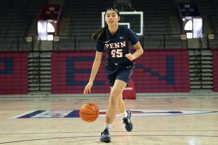 Penn guard Kayla Padilla led all scorers with 25 points Friday against Yale.