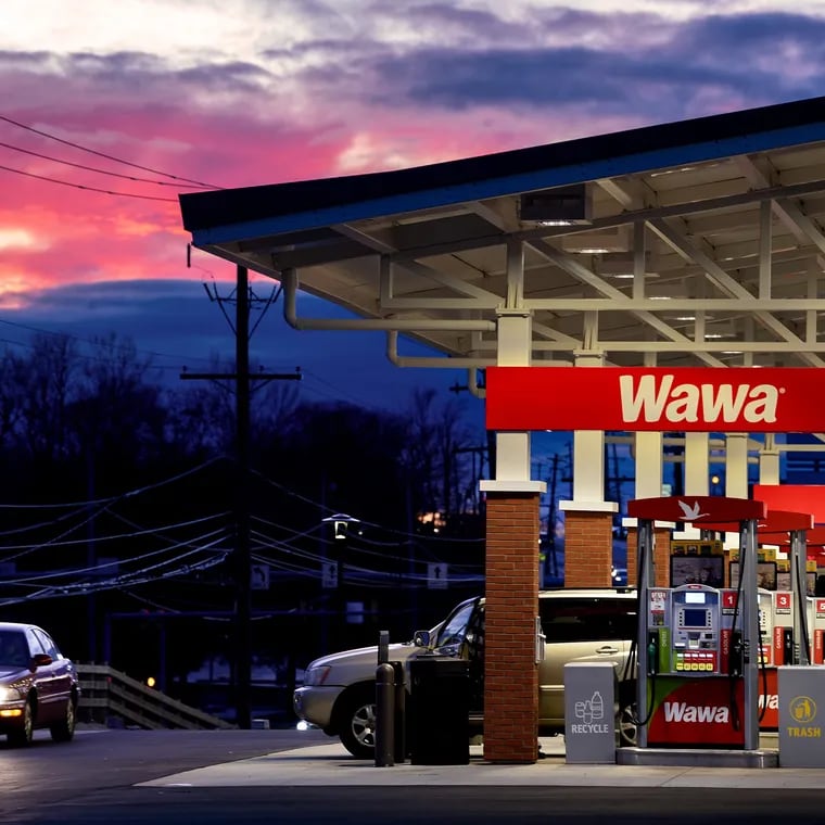 Customers get gas at a Delaware County Wawa in this 2020 file photo. Some Richboro Wawa customers could get reimbursements from the company as soon as Friday, according to a company spokesperson, after gas in one tank at the Bucks County store was contaminated last week.