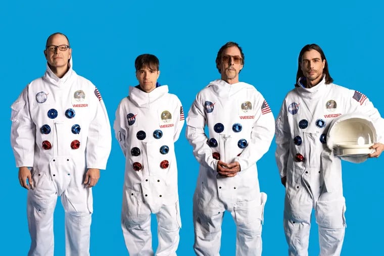 Weezer bring their Voyage To The Blue Planet Tour to the Wells Fargo Center on Friday. Dinosaur Jr. and the Flaming Lips are also on the bill.