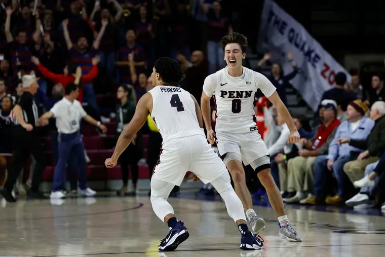 Penn pulls off upset of No. 21 Villanova, 76-72