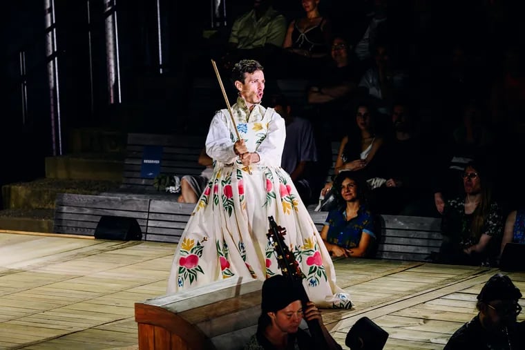 Anthony Roth Costanzo in Mozart’s "The Marriage of Figaro," where he sing the roles of 11 characters, both male and female.