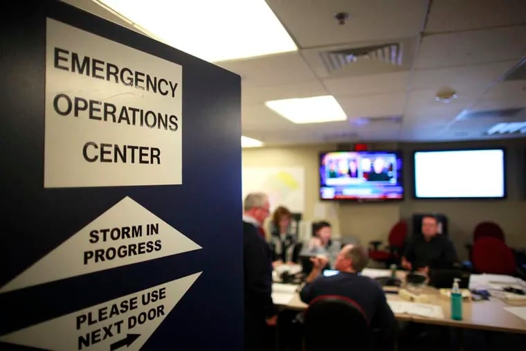 File photo of PECO Plymouth Emergency Operations Center.