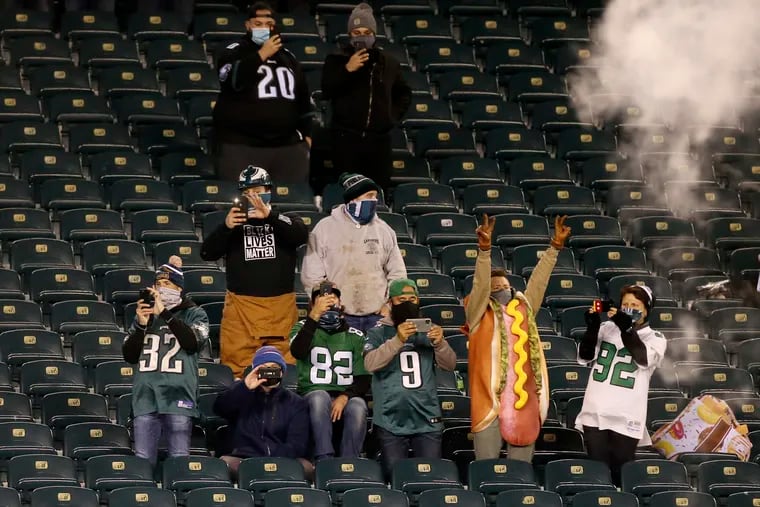 Philadelphia Eagles fans return to Lincoln Financial Field during