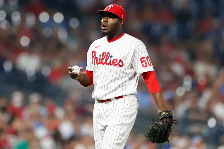 Phillies reliever Héctor Neris entered Tuesday night's game having not yielded a run in 13 of 14 appearances, including seven in a row.