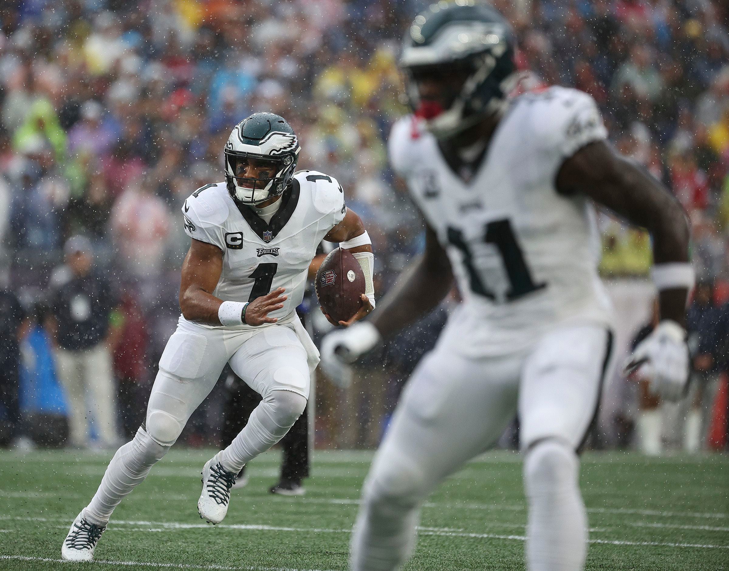 Eagles count on Brown, Hurts to lead them to contention - The San Diego  Union-Tribune