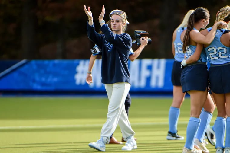 North Carolina field hockey coach Erin Matson led her squad to a national title in her first season at the helm.