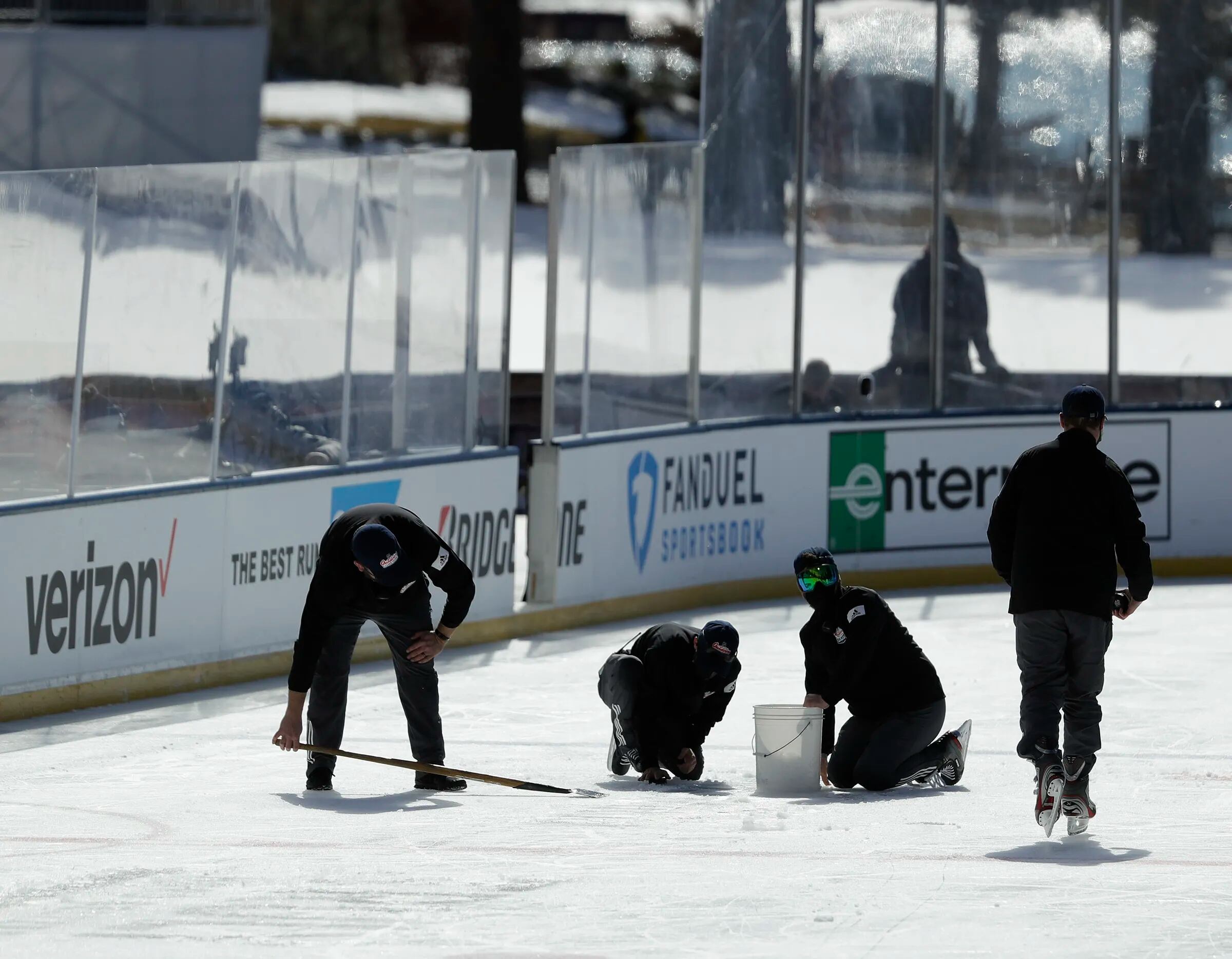 NHL moves up start of Boston Bruins Lake Tahoe outdoor game to avoid bright  sunshine