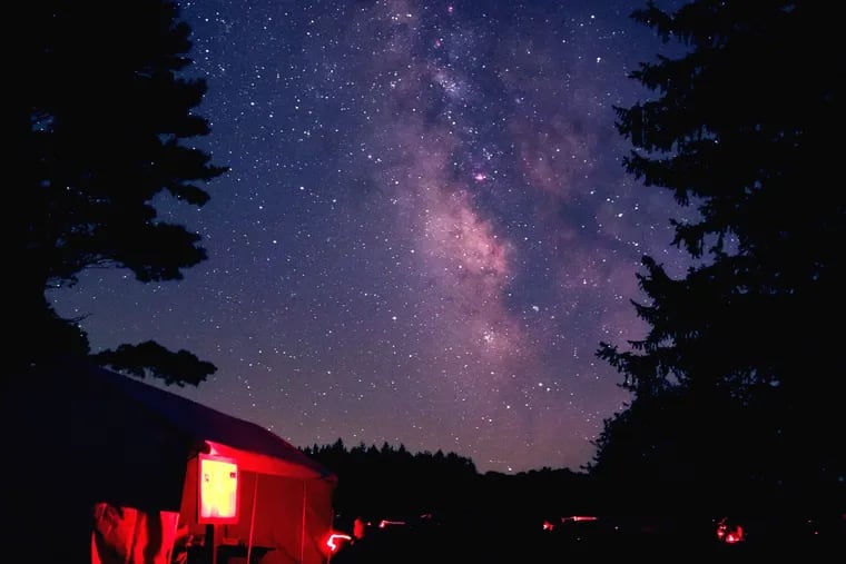 Stellar views of the night sky draw visitors to Cherry Springs State Park in Coudersport, Potter County, Pennsylvania. The park saw a large swell of visitors amid the coronavirus pandemic of 2020.