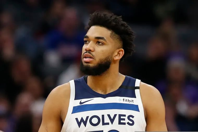 Karl-Anthony Towns' mother had been in a coma for more than three weeks.  (AP Photo/Rich Pedroncelli, File)