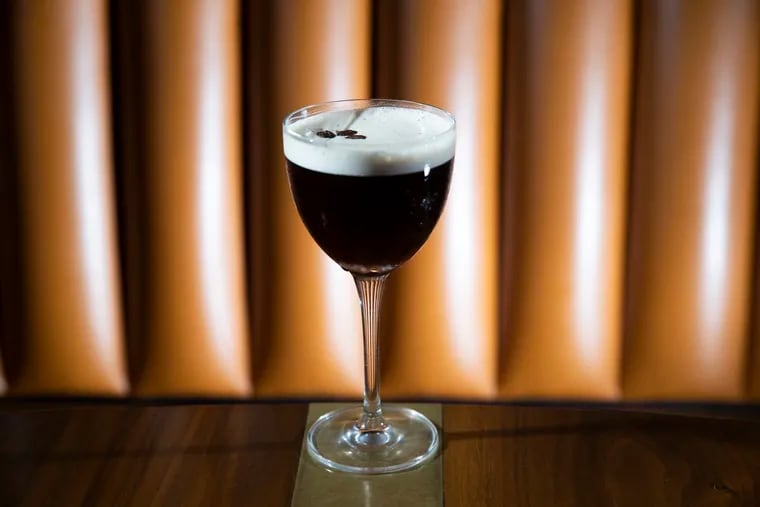 The espresso martini at R&D Cocktail Lounge on Frankford Ave.